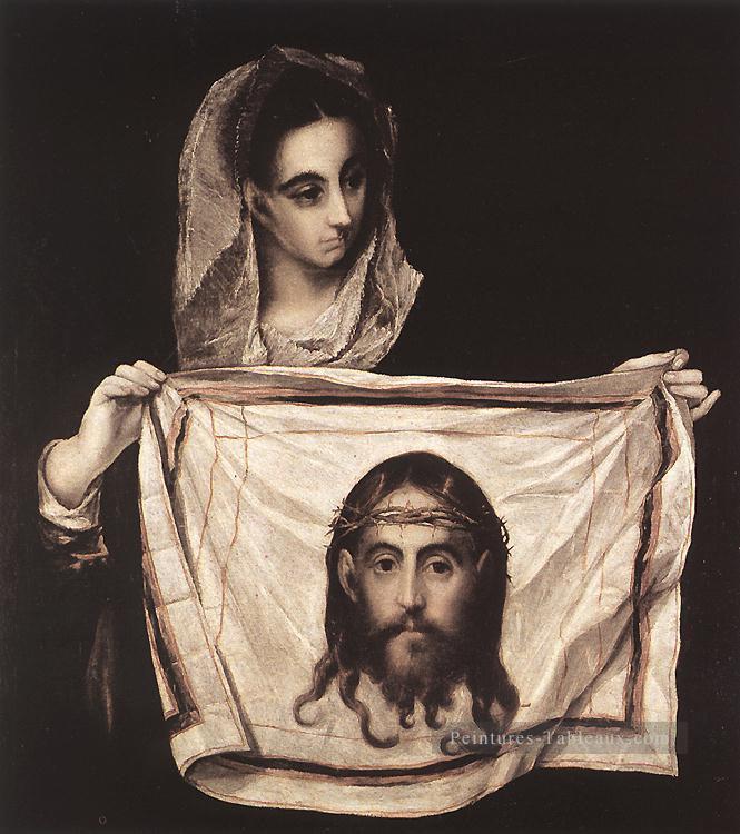 St Veronica au Sud 1579 maniérisme espagnol Renaissance El Greco Peintures à l'huile